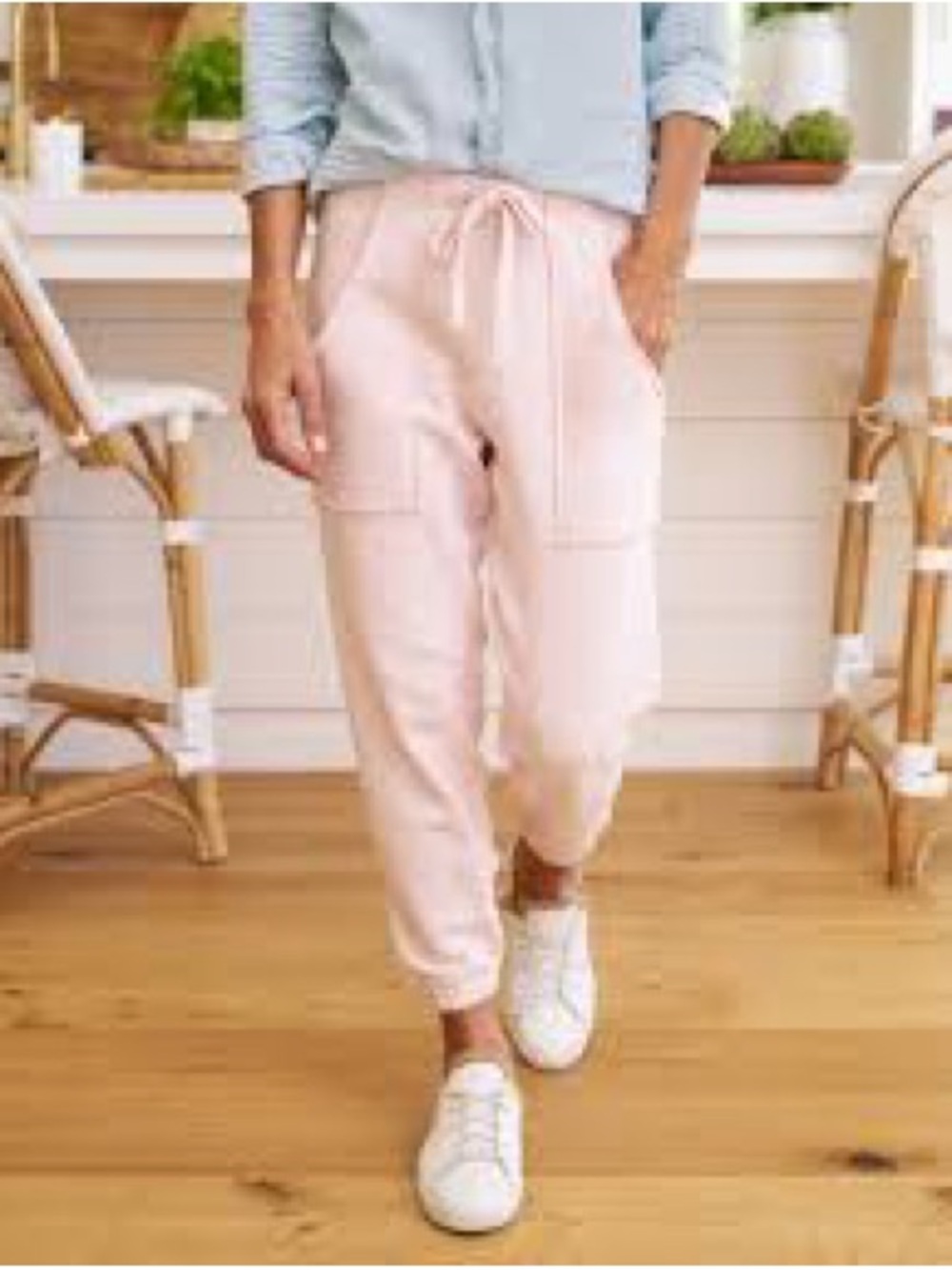Frank & Eileen Light Pink Drawstring Joggers